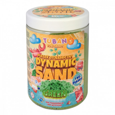 Product Name: Green Dynamic Sand (1kg)
Description: A 1-kilogram p