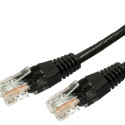 Patch cable cat.6a RJ45 UTP 0,5m black