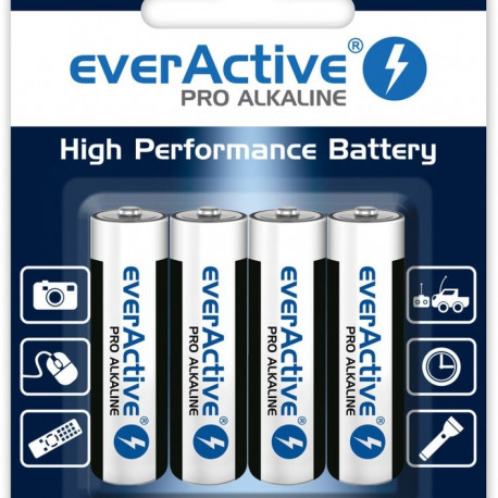 Batteries LR6/AA Pro Alkaline Blister 4pcs