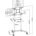 NS-M1250BLACK FLIP 37-70CALI 200x200-600x400 70kg PIVOT