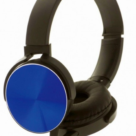 Stereo Headphones with m ic Rebeltec MONTANA BLU