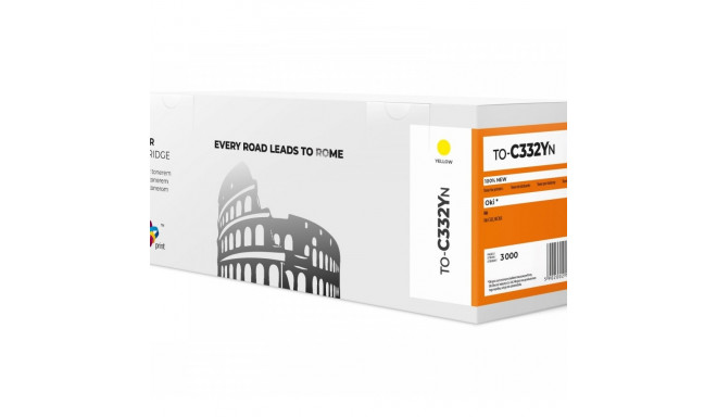Toner for OKI C332 TO-C332YN YE 100% new