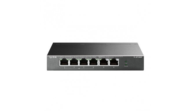 Here are the detailed specifications and features for the TP-Link TL-SF1006P 6-Port