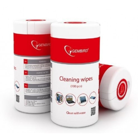 Gembird cleaning wipes 100pcs
