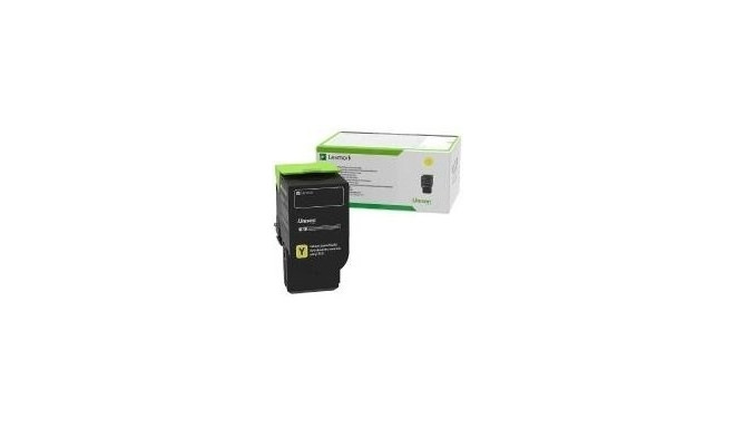 Lexmark 78C2XYE Yellow Extra High Yield Return Program Toner Cartridge (5,000 Yield)
