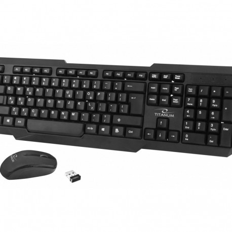 TITANUM WIRELESS SET 2.4GHz KEYBOARD WITH MEMPHIS