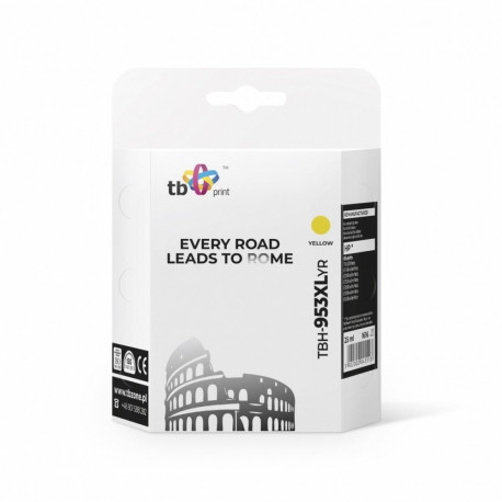 Ink for HP OJ 8710 AiO TBH-953XLYR yellow refabrication