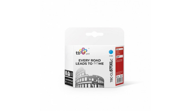 Ink for Canon CLI-571XL TBC-CLI571XLC CY 100% new