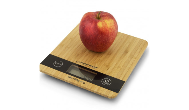 KITCHEN SCALE BAMBOO EKS005