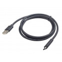 Cable USB AM-CM 1.8m black