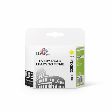 TB Print ink Brother TBB-LC225XLY, yellow