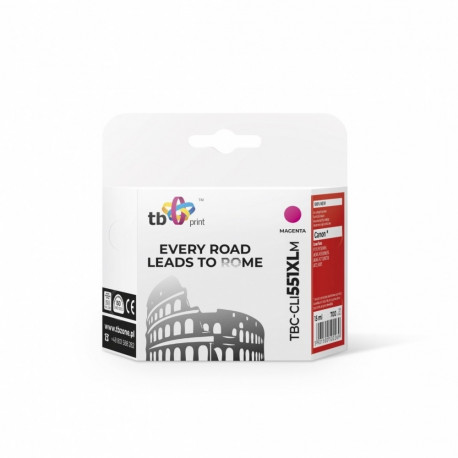 TB Print	tint TBC-CLI551XL Canon PIXMA MX 925, magenta