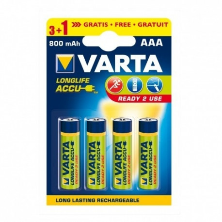 Varta aku R3 800mAh Ready2Use 4tk