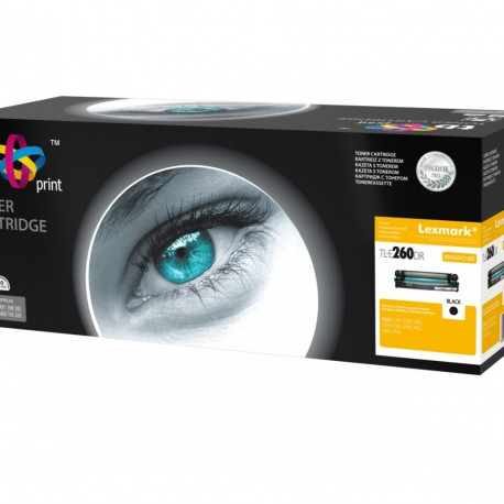 Drum Lexmark E260 Black remanufactured TL-E260DR