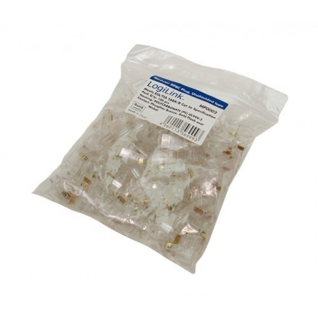 RJ45 CAT5 Unshielded Modular Plug - 100 Pack