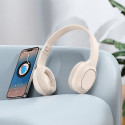 Wireless headphones Hoco W46 milky white