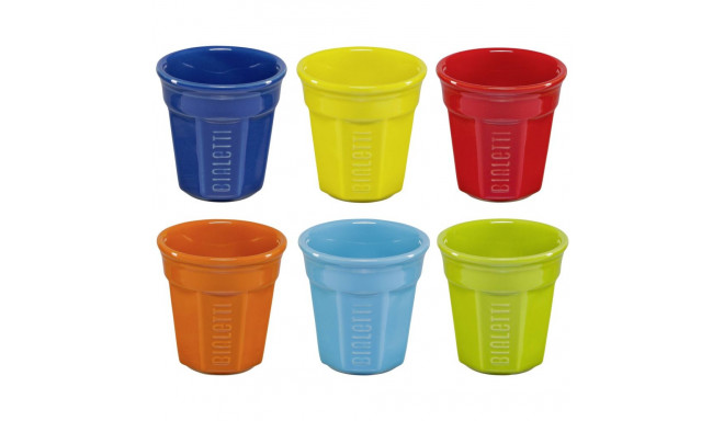 Bialetti Espresso cup Set Multicolor 6-pcs.