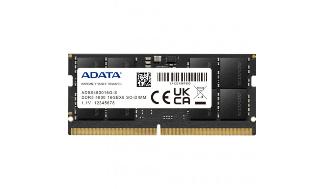 ADATA DDR5 4800 SO-DIMM    16GB AD5S480016G-S