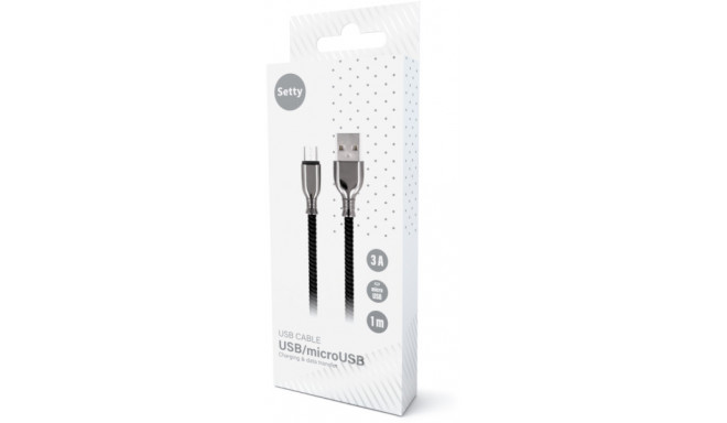 Setty cable USB - microUSB 1m