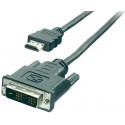 Vivanco cable HDMI - DVI 5m (42057)