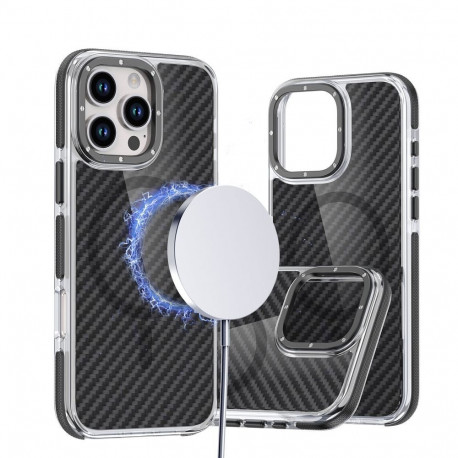 Case for Samsung A57 5G Fiber compatible with MagSafe black