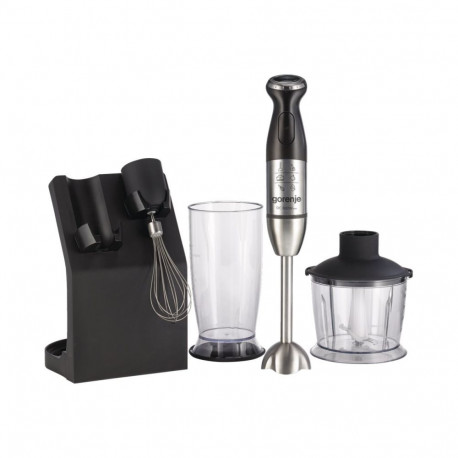 Gorenje | Blender | HBC807QB | Hand Blender | 800 W | Number of speeds Variable | Chopper | Black