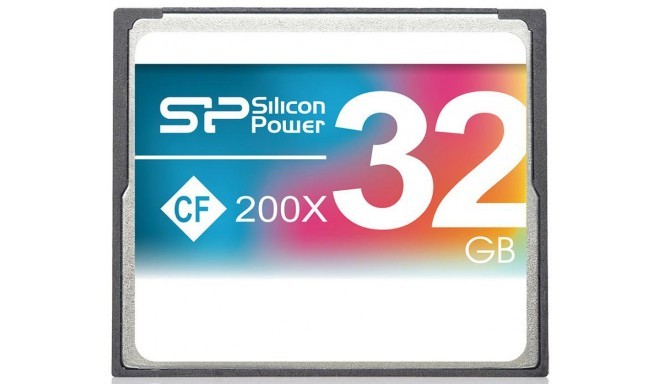 Silicon Power карта памяти CF 32GB 200×