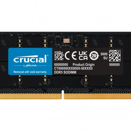 Crucial RAM Notebook DDR5 SODIMM 32GB/5600 CL46 (16Gbit)