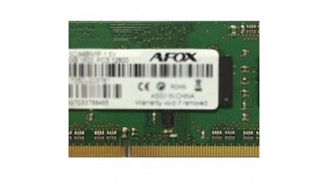 Afox RAM SO-DIMM DDR3 8GB 1 333MHz