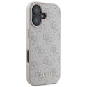 Guess case 4G Classic Apple iPhone 16 Plus, pink