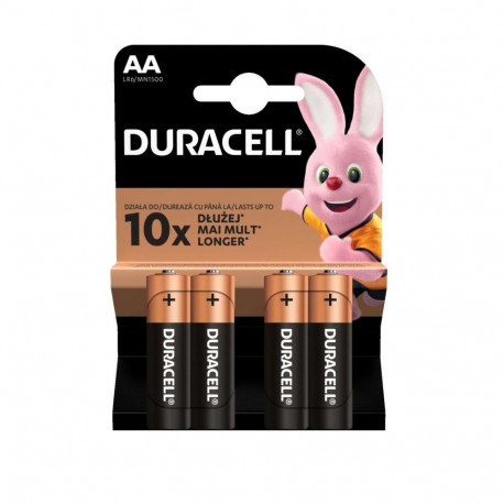 Patareid AA DURACELL Alkaline 1,5V 4tk