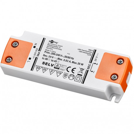 Goobay LED Transformer 24 V (DC) (DC), 20 W