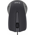 USB wired mouse, 3 buttons, rubberized surface, 1000DPI