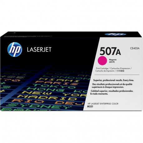 "HP 507A original Toner cartridge CE403A magenta standard capacity 6.000 pages 1-pack"