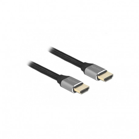 "DELOCK Ultra High Speed HDMI Kabel 48 Gbps 8K 60Hz grau 3m zertifiziert"