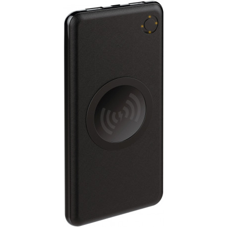 Platinet akupank 10000mAh 2xUSB Wireless QI, must (44572) (avatud pakend)