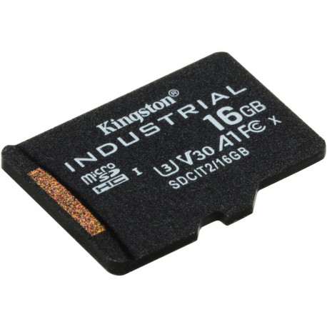 "CARD 16GB Kingston Industrial microHC 100MB/s +Adapter"