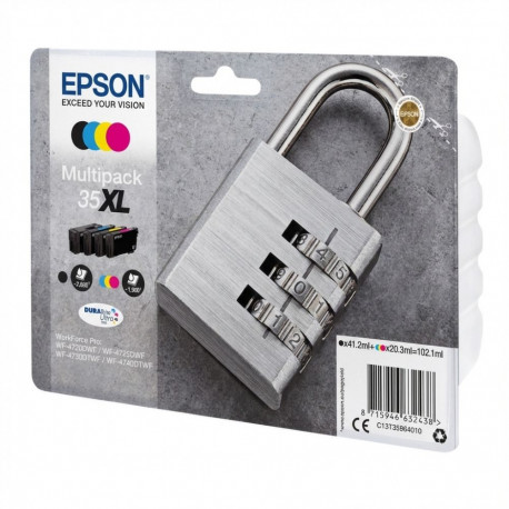 "Epson Tinte 35XL C13T35964010 4er Multipack (BKMCY) bis zu 1.900 Seiten"