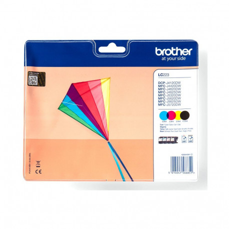 "Brother Tinte LC-223VALBP Value Pack (BK/C/M/Y)"