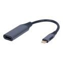 Cablexpert USB Type-C–HDMI ekraaniadapter, space grey | A-USB3C-HDMI-01