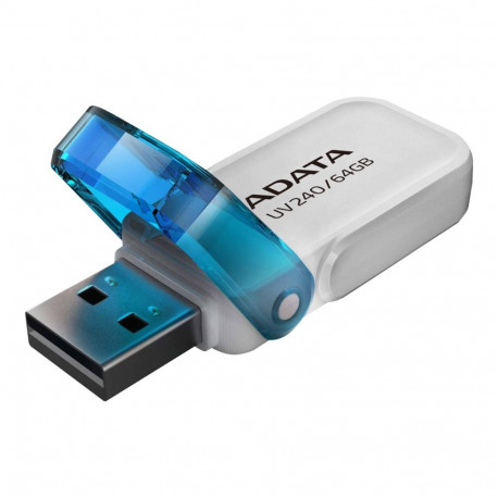 ADATA USB-mälupulk UV240 64GB USB Type-A, valge