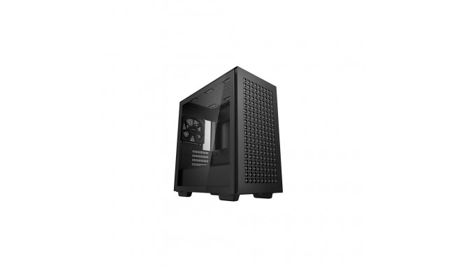 Deepcool arvutikorpus CH370 küljeaknaga Micro ATX ATX PS2, must