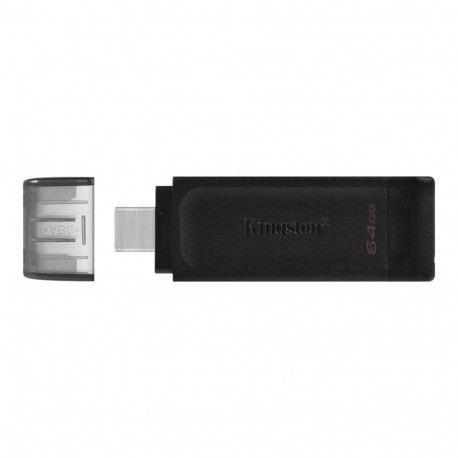 Kingston | DataTraveler 70 | 64 GB | USB-C | Black