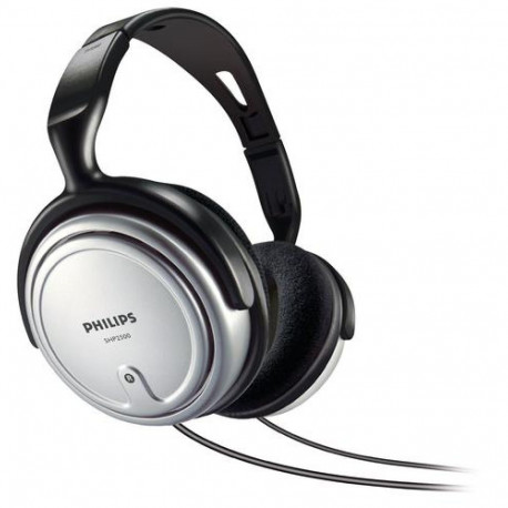 Philips SHP2500/00 headphones/headset Wired Head-band Music Black, Silver