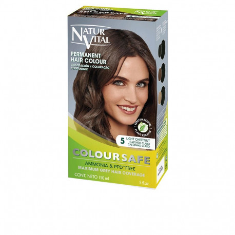 NATUR VITAL COLOURSAFE tinte permanente #5-castaño claro