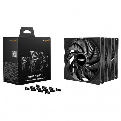 be quiet! Pure Wings 3 140mm PWM HS Case Fans 3-Pack