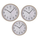 Wall Clock Versa Grey Plastic 40 x 40 x 5,5 cm