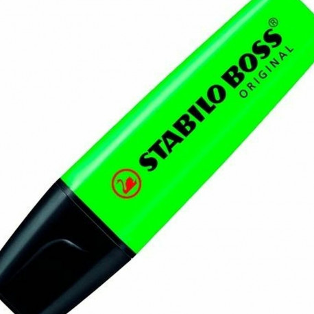Fluorestseeruv Marker Stabilo Boss Roheline Must/Roheline 10 Tükid, osad (10 Ühikut) (1 Ühikut)