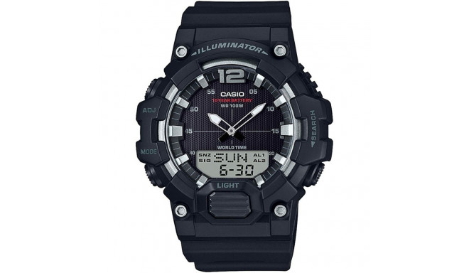 Meeste Kell Casio ILLUMINATOR Black (Ø 53 mm)