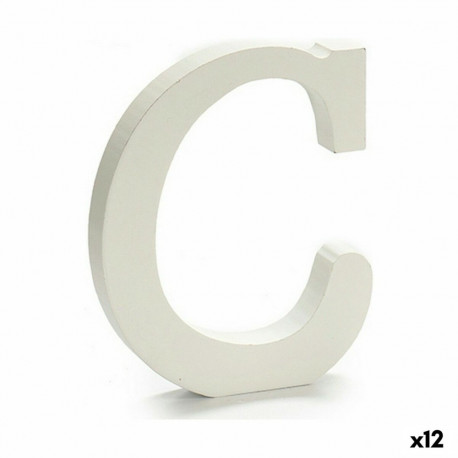 Letter Pincello 1711003 C White 1,8 x 21 x 17 cm (12 Units)